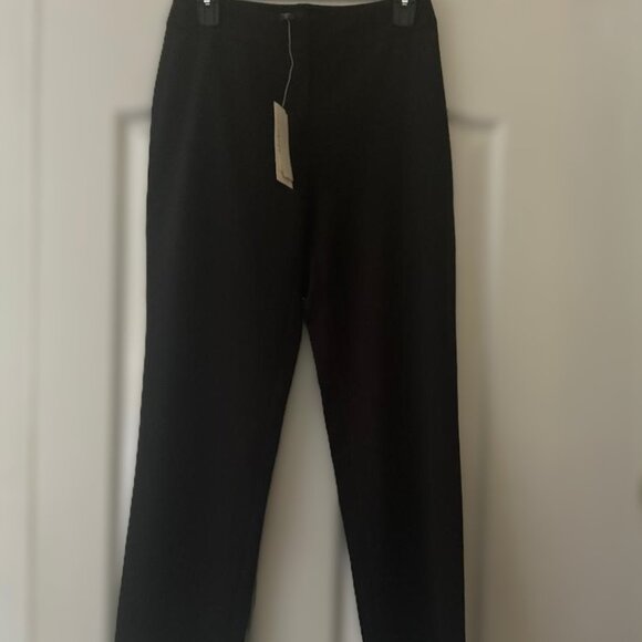 Eileen Fisher Black Straight Pants Size PP New With Tags - Picture 3 of 16